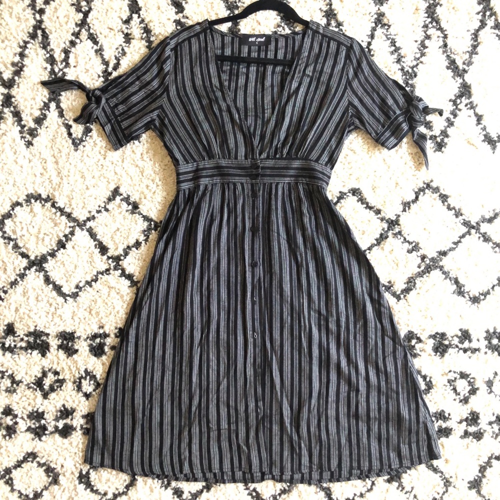 Wet seal midi striped dress